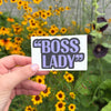 Inter Alia Quote Sticker - Boss Lady