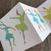 Dancers Concertina Card