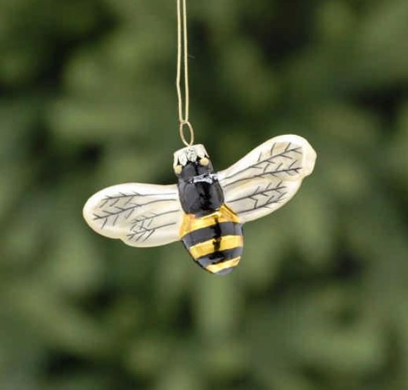 Glass Bumble Bee Decoration