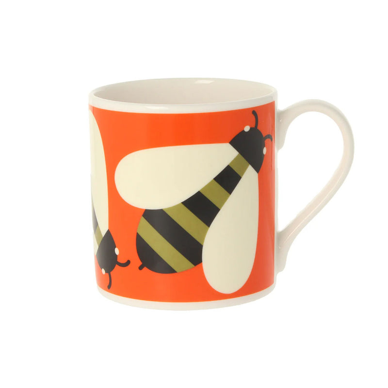 Orange Busy Bee Mug