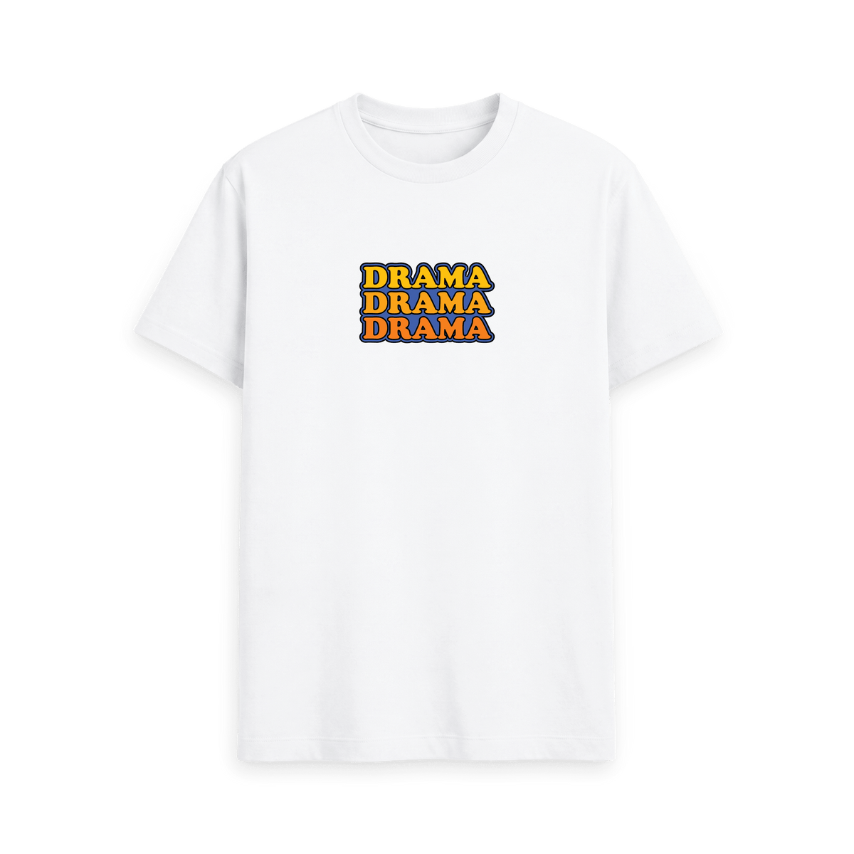 White Printed T-shirt Front