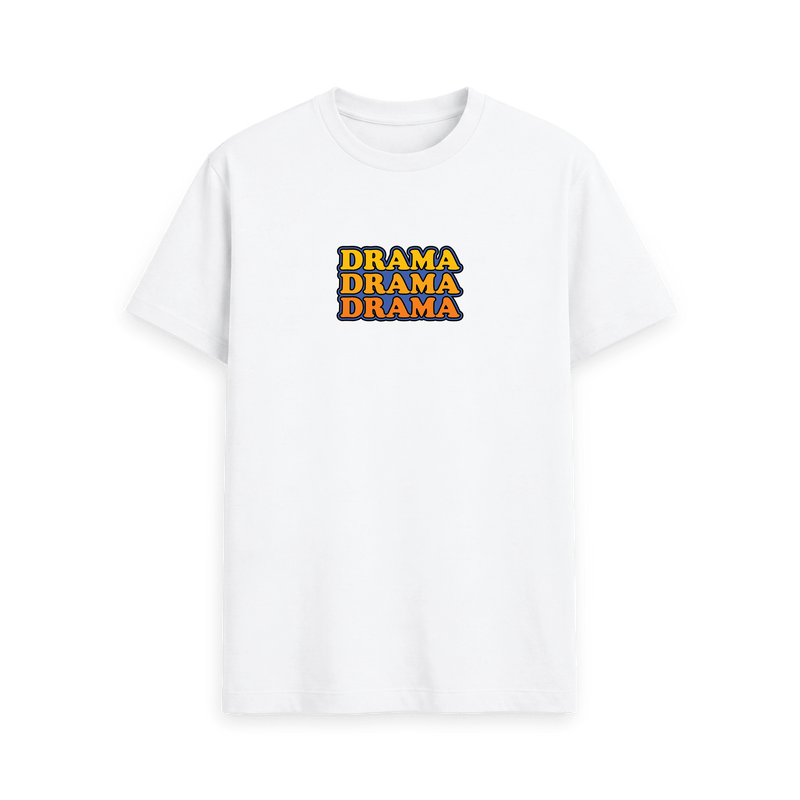 White Printed T-shirt Front