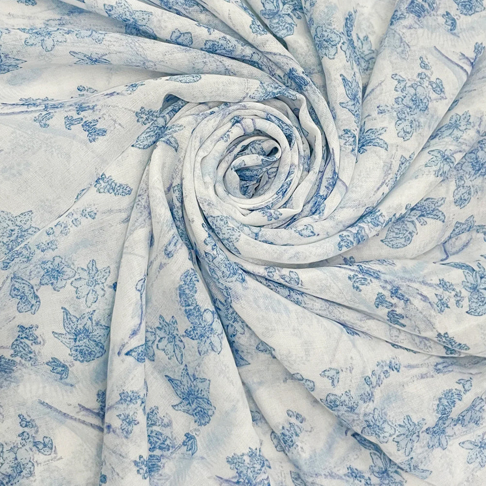 Daffodil Print Scarf