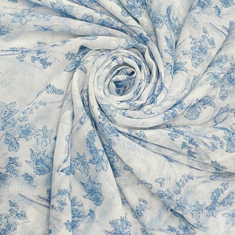 Daffodil Print Scarf
