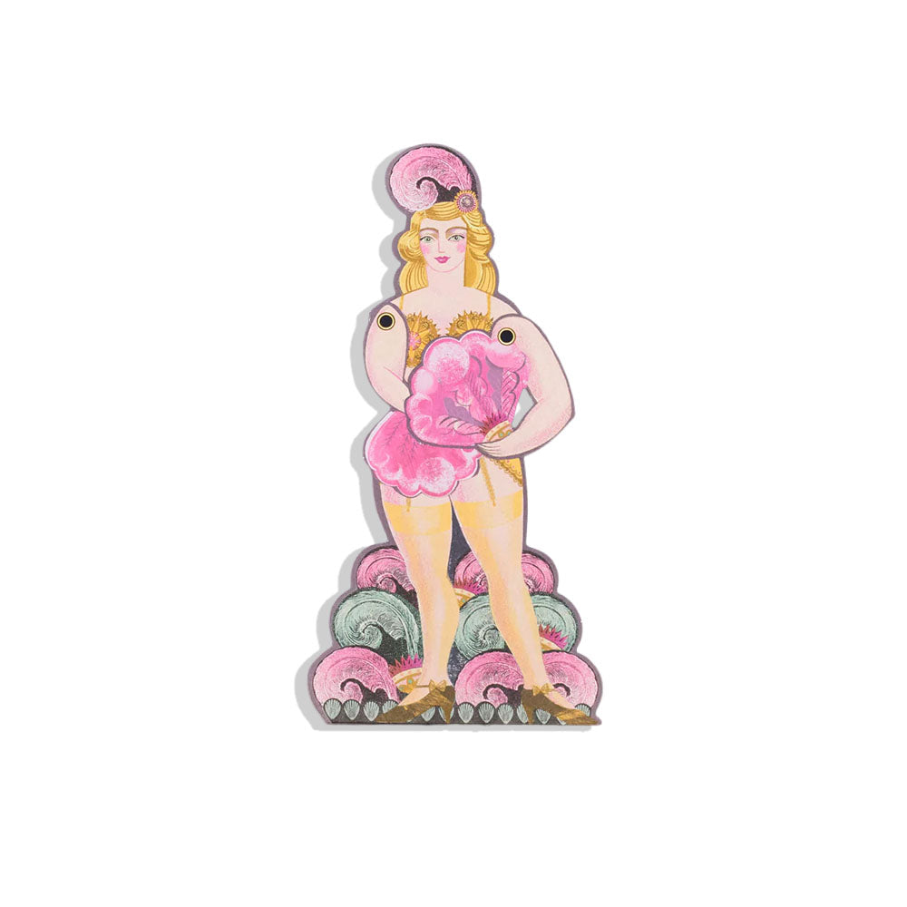Dancer Fanny Cut Out Card