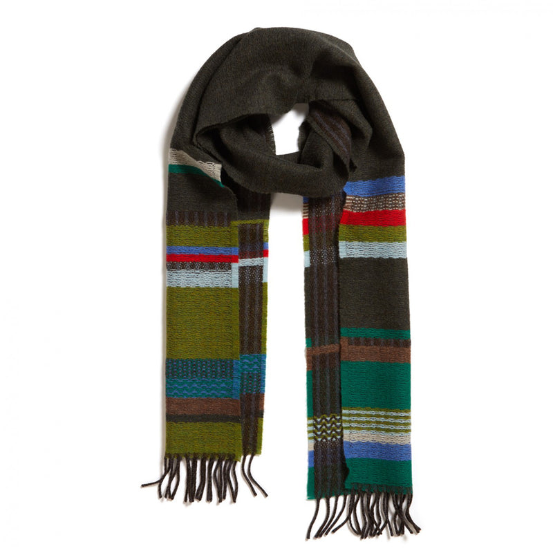 Darland Lambswool Scarf - Green