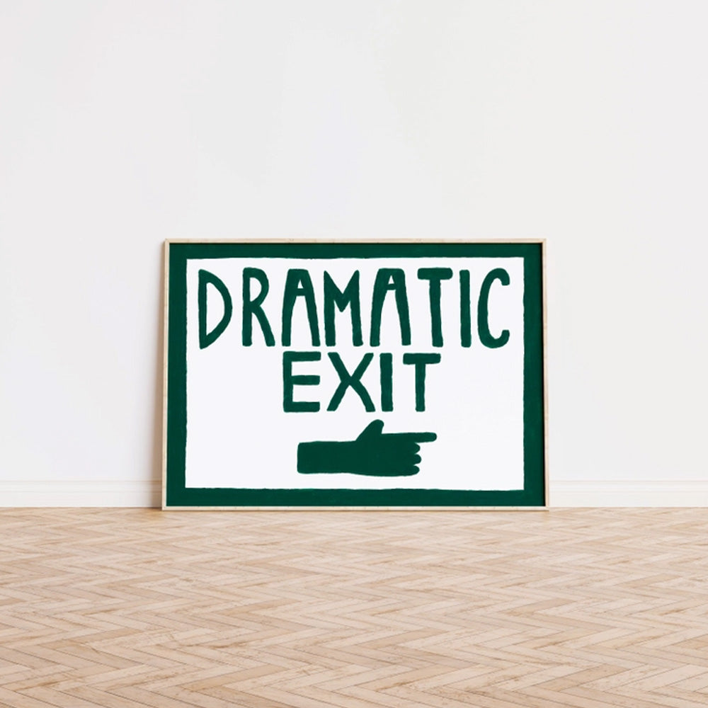 Dramatic Exit A3 Print