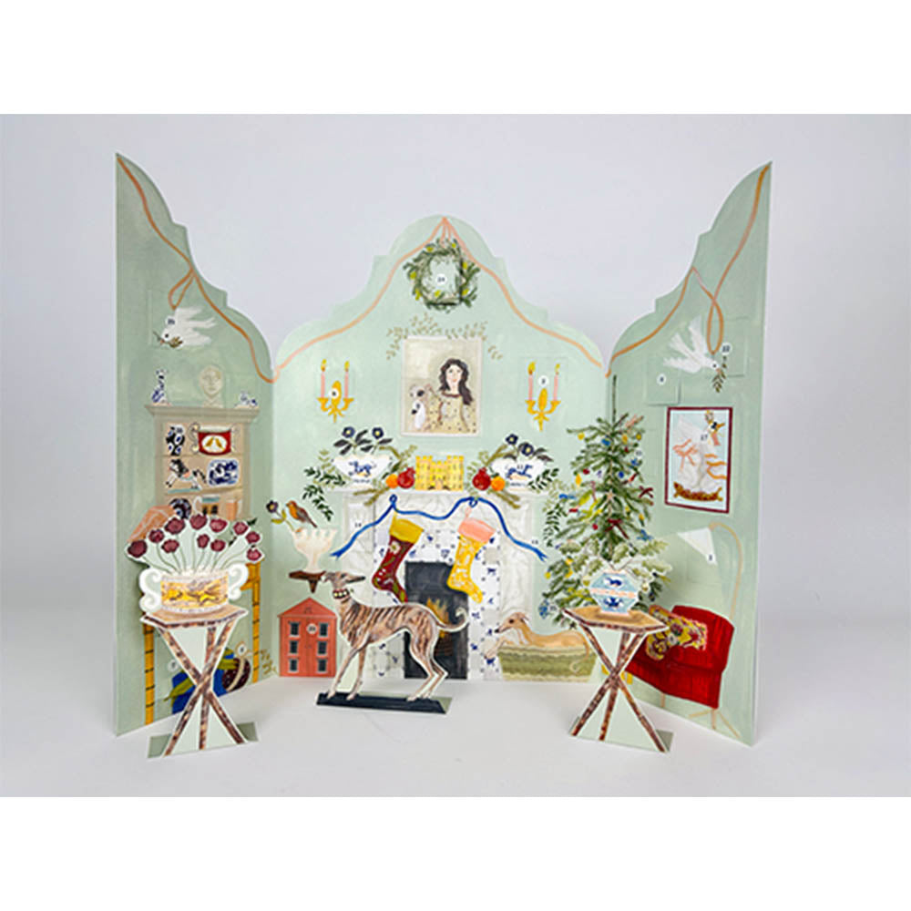 Festive Dutch Gable Advent Calendar