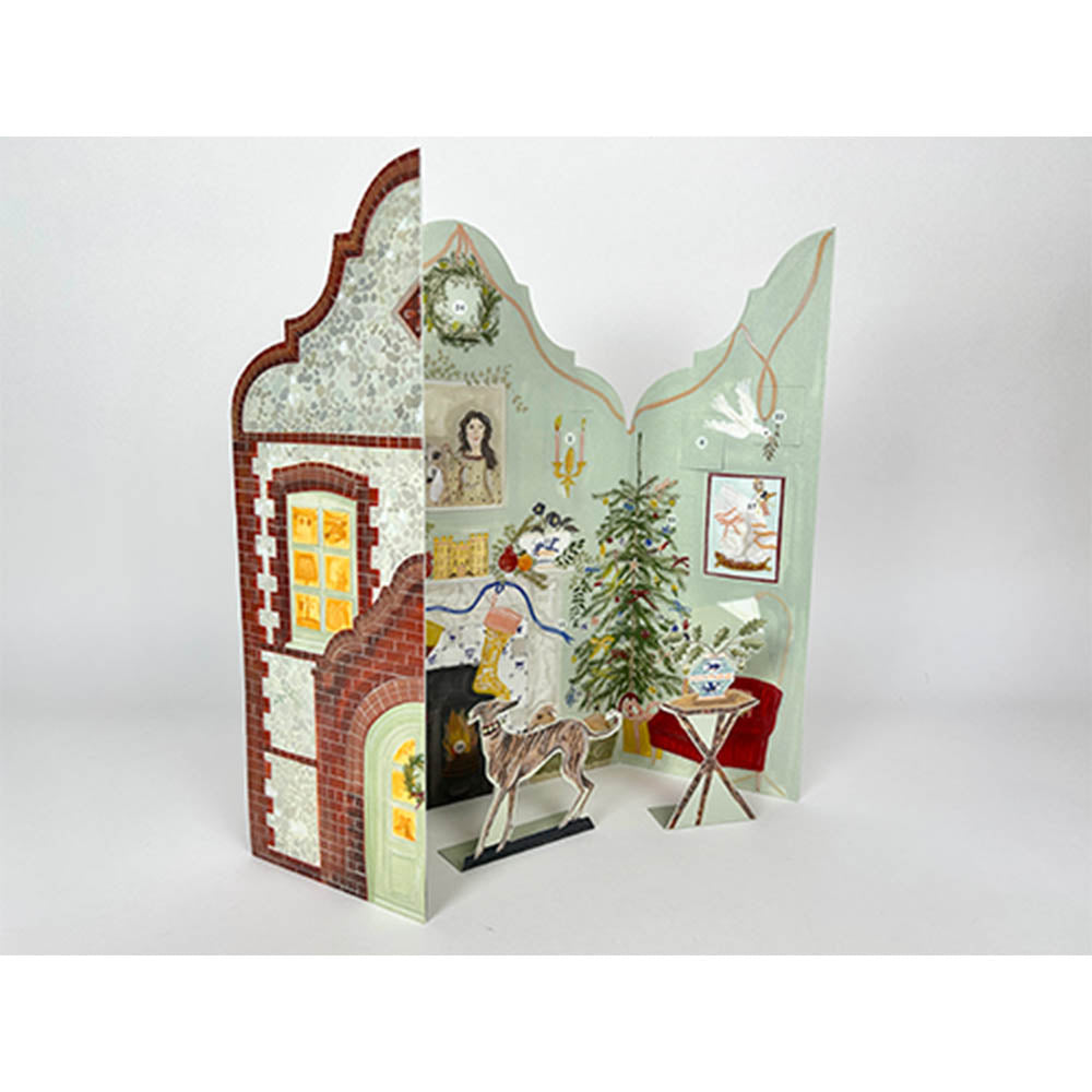 Festive Dutch Gable Advent Calendar