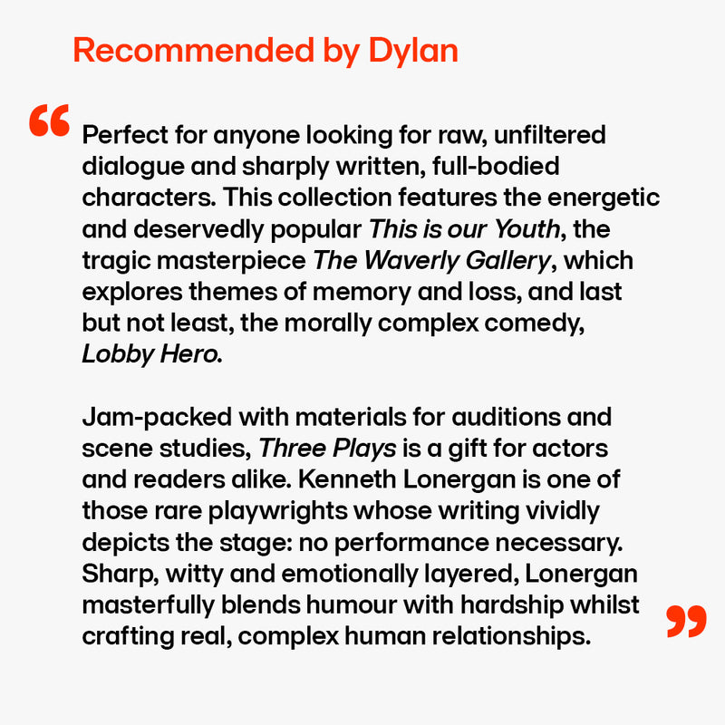 Kenneth Lonergan: Three Plays