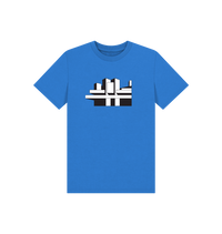 Bright Blue Printed Kids T-Shirt