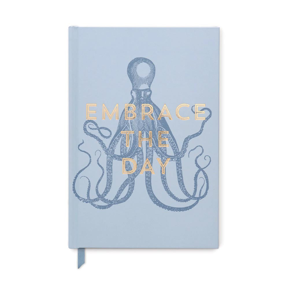 Embrace The Day Octopus Notebook