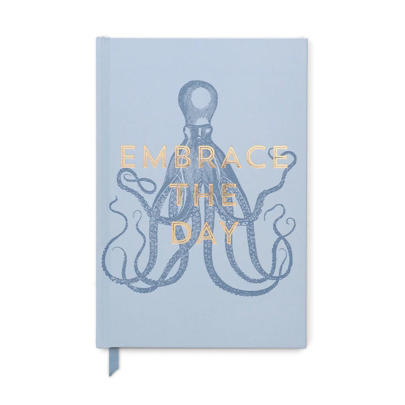 Embrace The Day Octopus Notebook