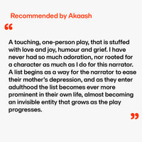Every Brilliant Thing Playtext