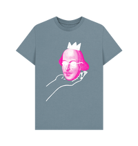 Stone Blue Printed T-shirt