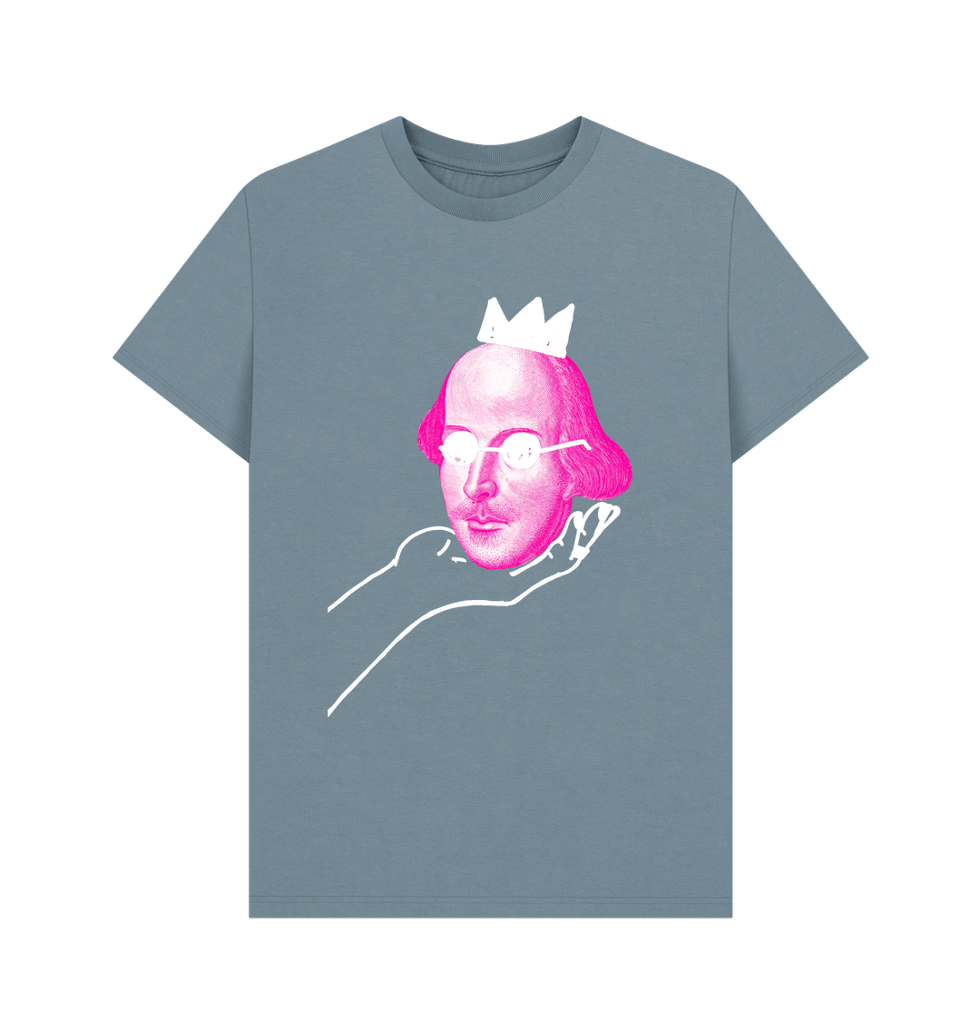 Stone Blue Printed T-shirt