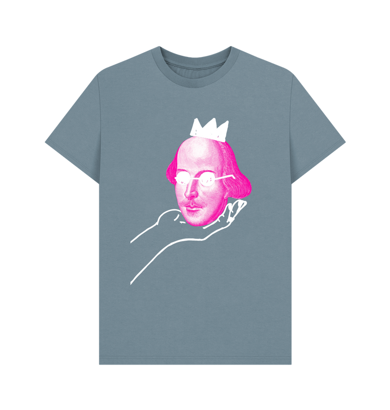 Stone Blue Printed T-shirt