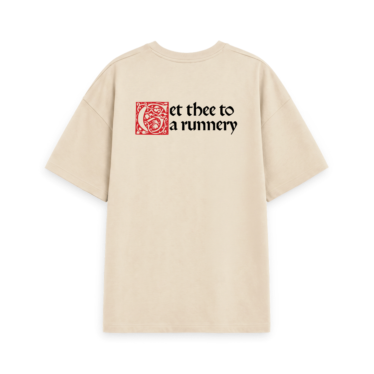 Oat Printed T-shirt Back