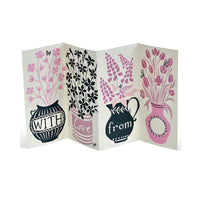 Folding Flowers Greetings Card