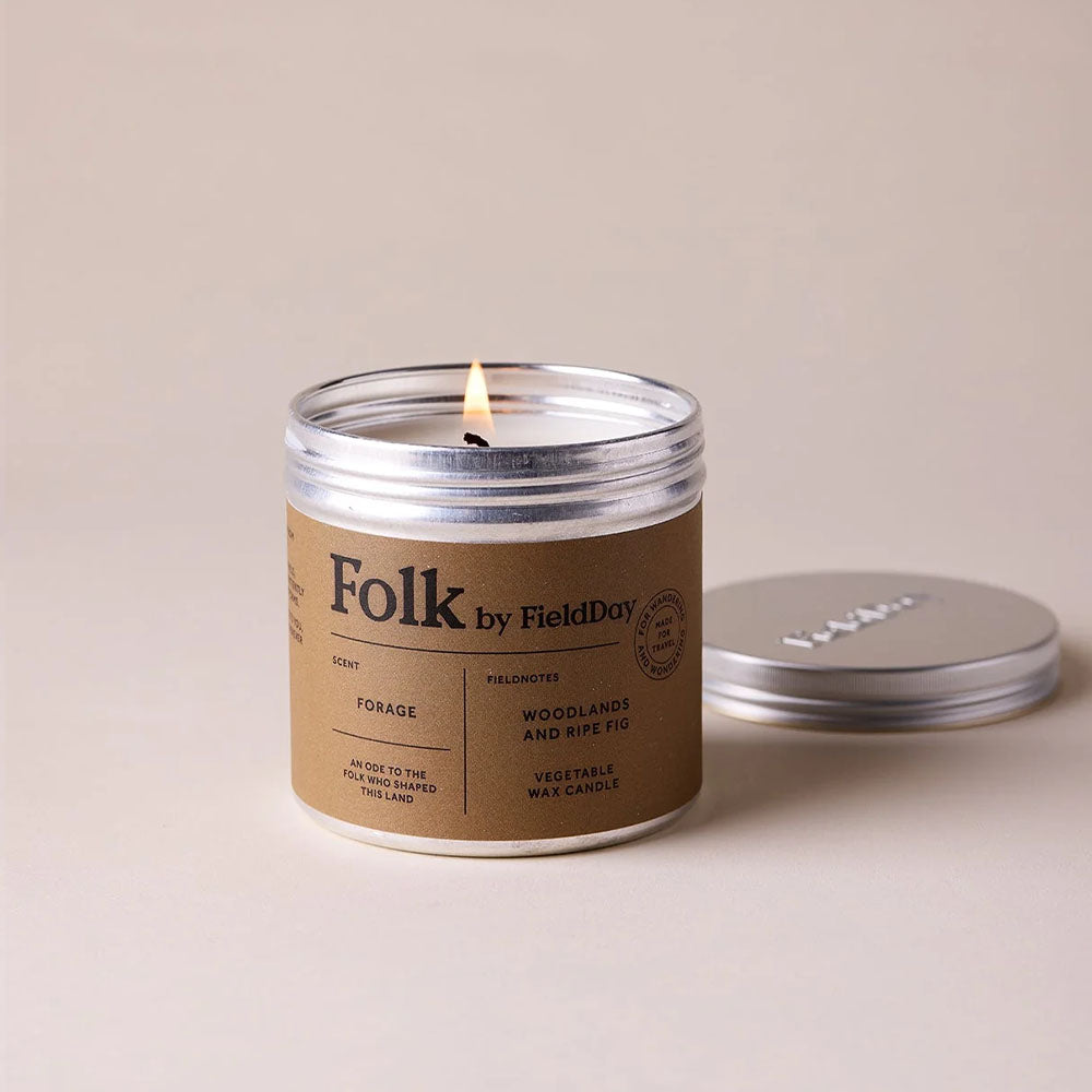 Forage Folk Tin Candle
