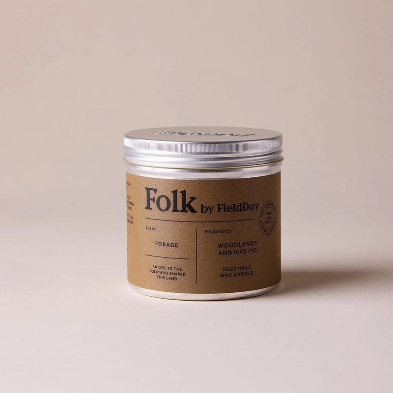 Forage Folk Tin Candle