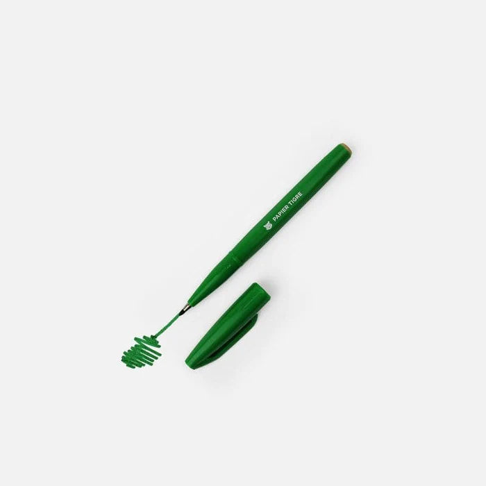 Papier Tigre Sign Pen - Green