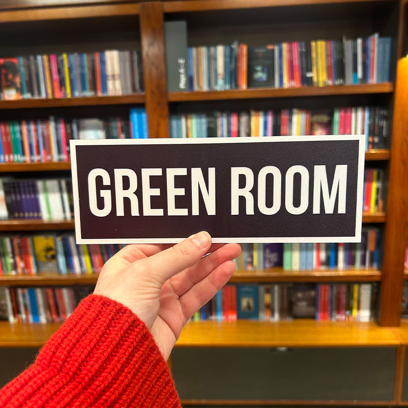 Green Room Wooden Sign