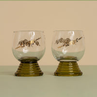 Anna - Green Spiral Glasses