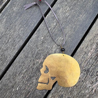 National Theatre Brass Skull Decoration
