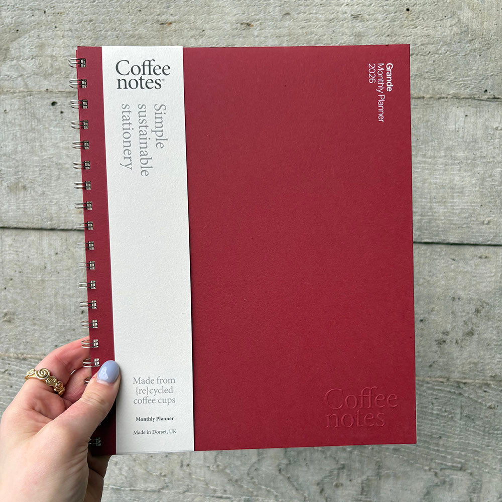 Coffeenotes x National Theatre Monthly Planner 2026 - Cherry