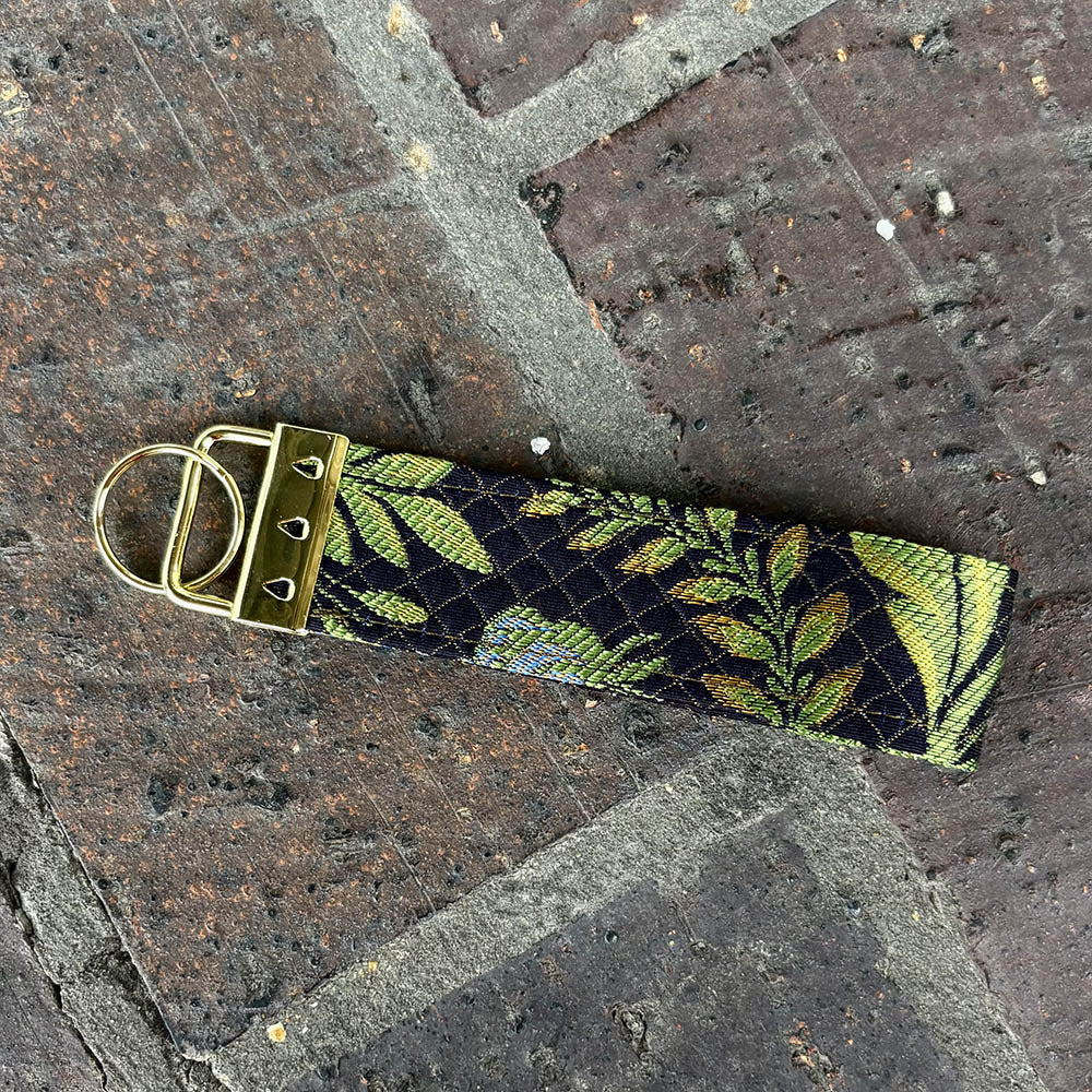 The Importance of Being Earnest Costume Fabric Key Ring