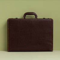 Man & Boy - Brown Leather Effect Briefcase