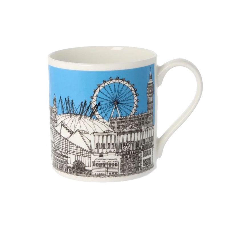 London Buildings Mug - Blue