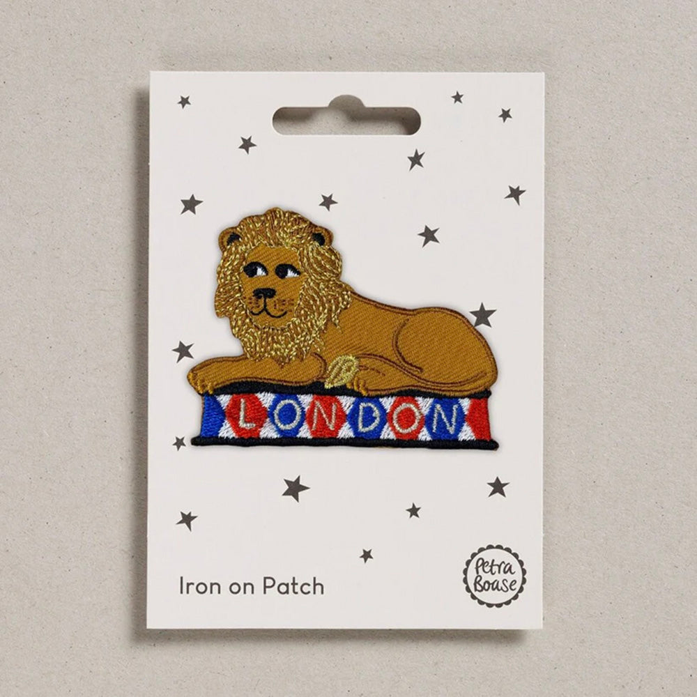 London Lion Iron-on Patch