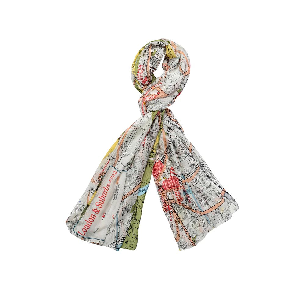London Map Scarf