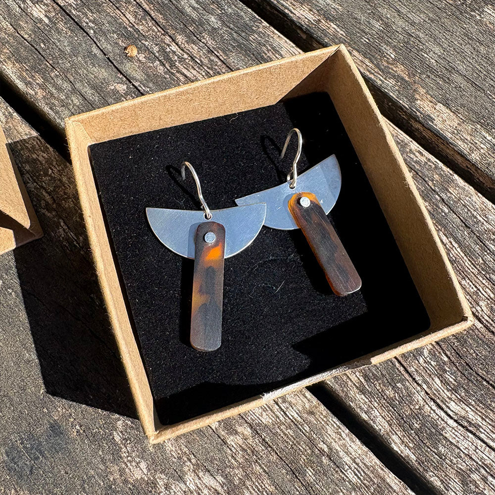 Cornish with Tortoiseshell Earrings