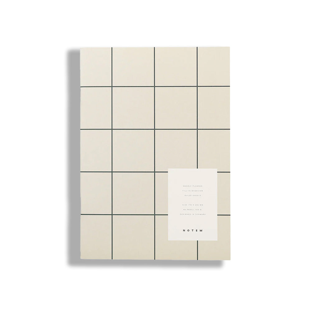 Milo Weekly Planner - Light Grey