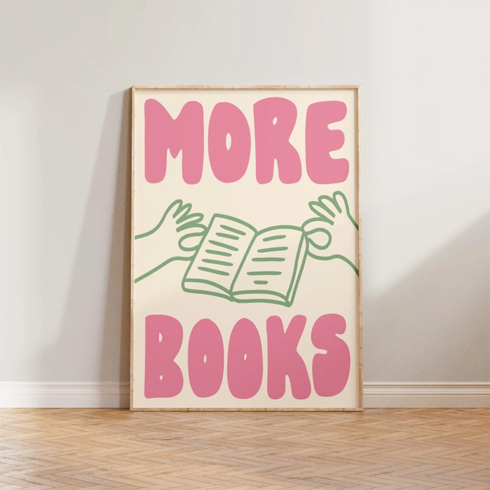 More Books A3 Print