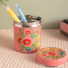 Kashmiri Storage Tin - Pink