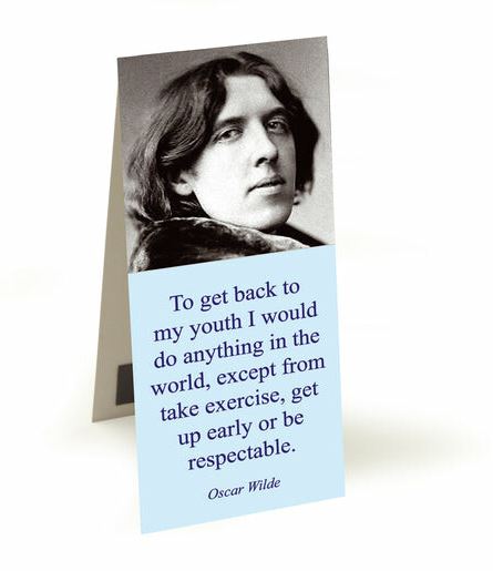 Oscar Wilde Magnetic Bookmark