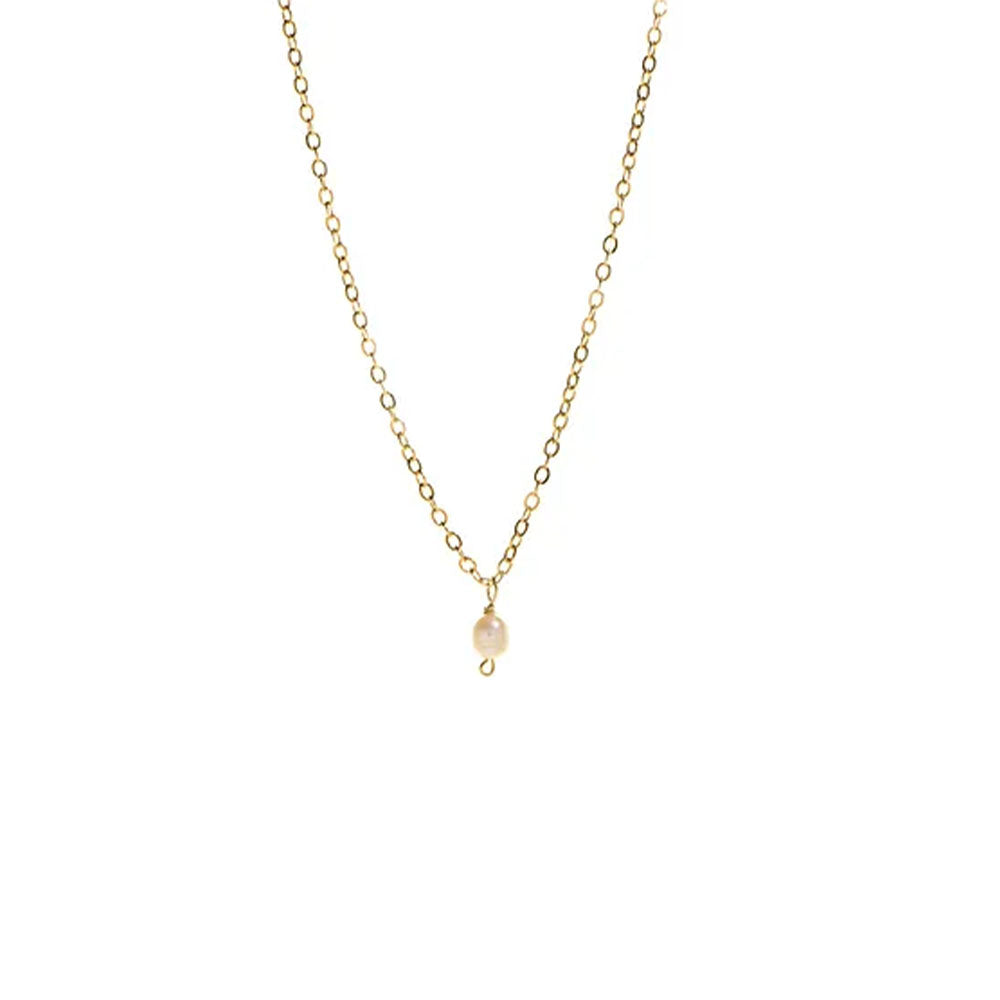 Mini Pearl Pendant Necklace