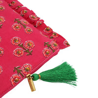 Pink Frill Pouch