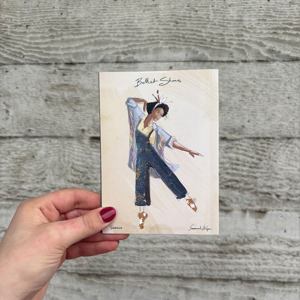 Ballet Shoes Costume Design Postcard Pack - Set of 6
