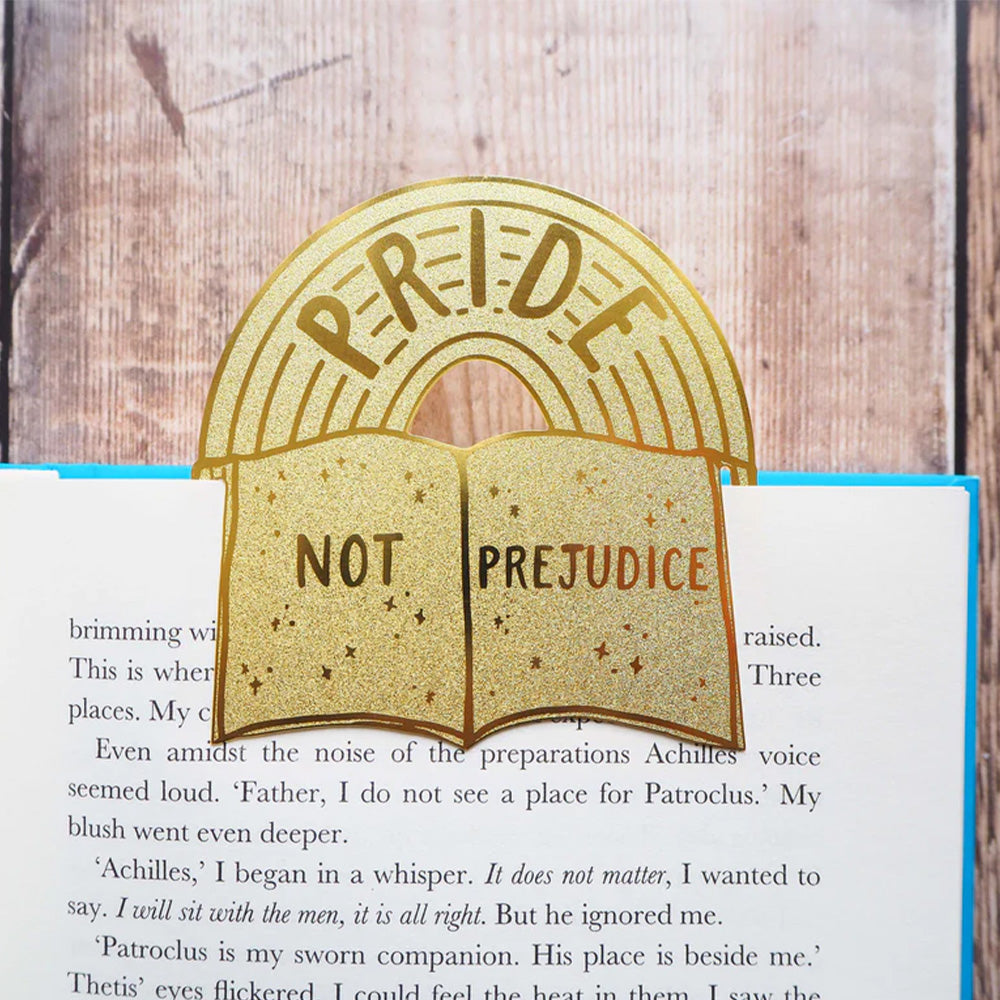 Pride Not Prejudice Brass Bookmark
