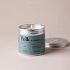 Rain Folk Tin Candle