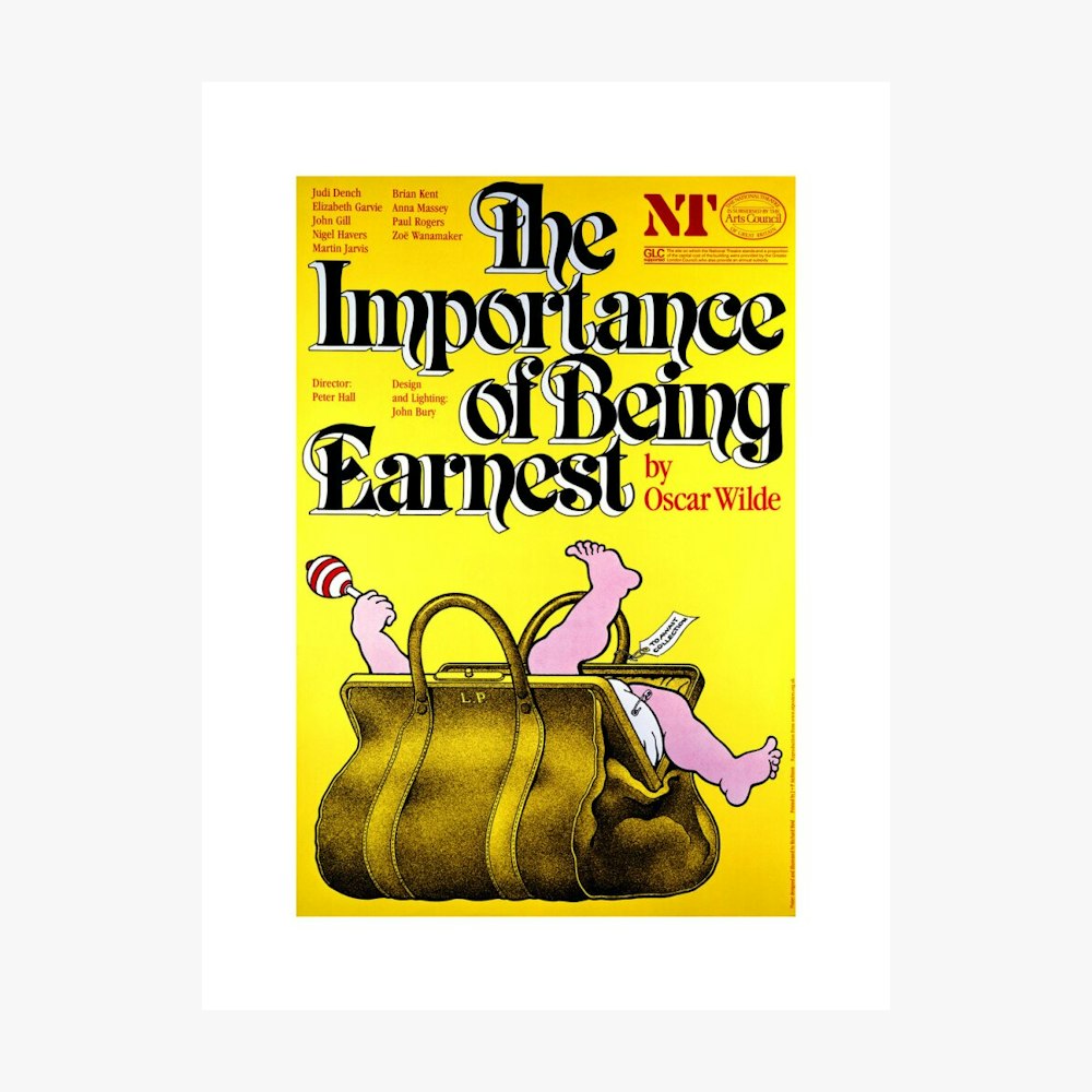 The Importance of Being Earnest 1982 Print