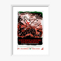 Entertaining Strangers 1987 Print