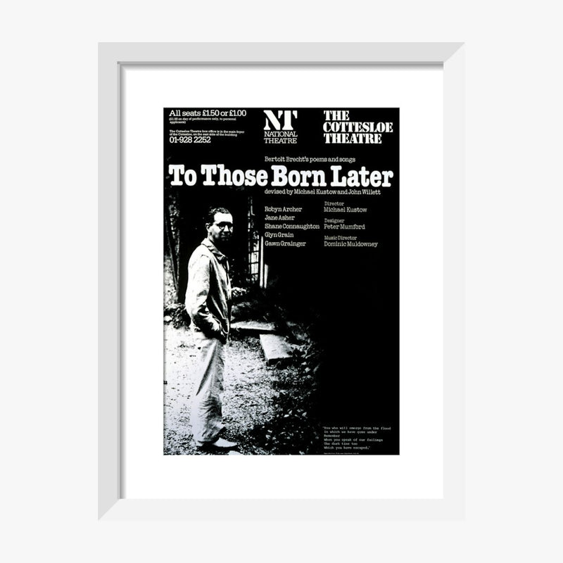 To Those Born Later 1977 Print