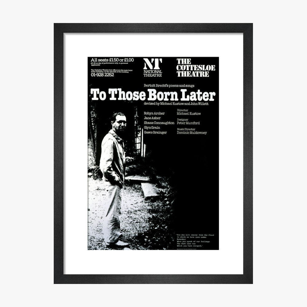 To Those Born Later 1977 Print