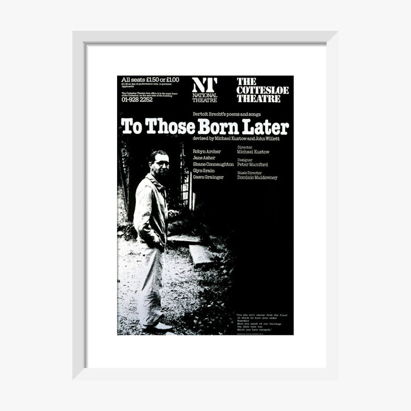 To Those Born Later 1977 Print